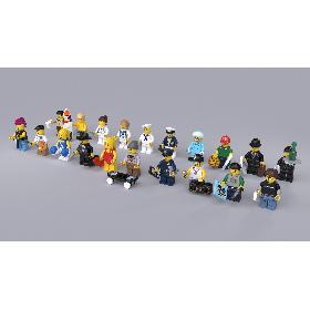 LEGO 20 Rigged Minifigures